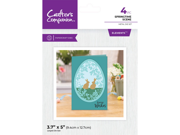 Crafter's Companion Easter Collection Dies - Springtime Scene