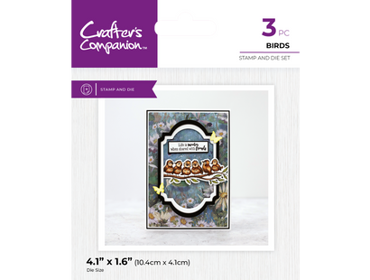 Crafter's Companion - Stamp and Die - Birds