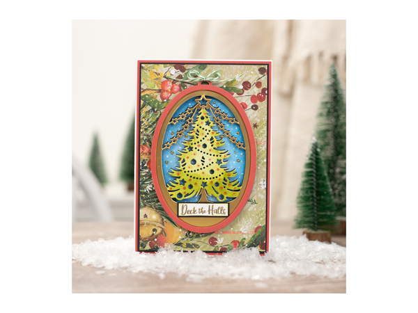 Crafters Companion Stamp and Die - Christmas Tree