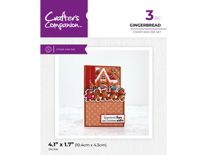 Crafter's Companion - Stamp and Die - Gingerbread