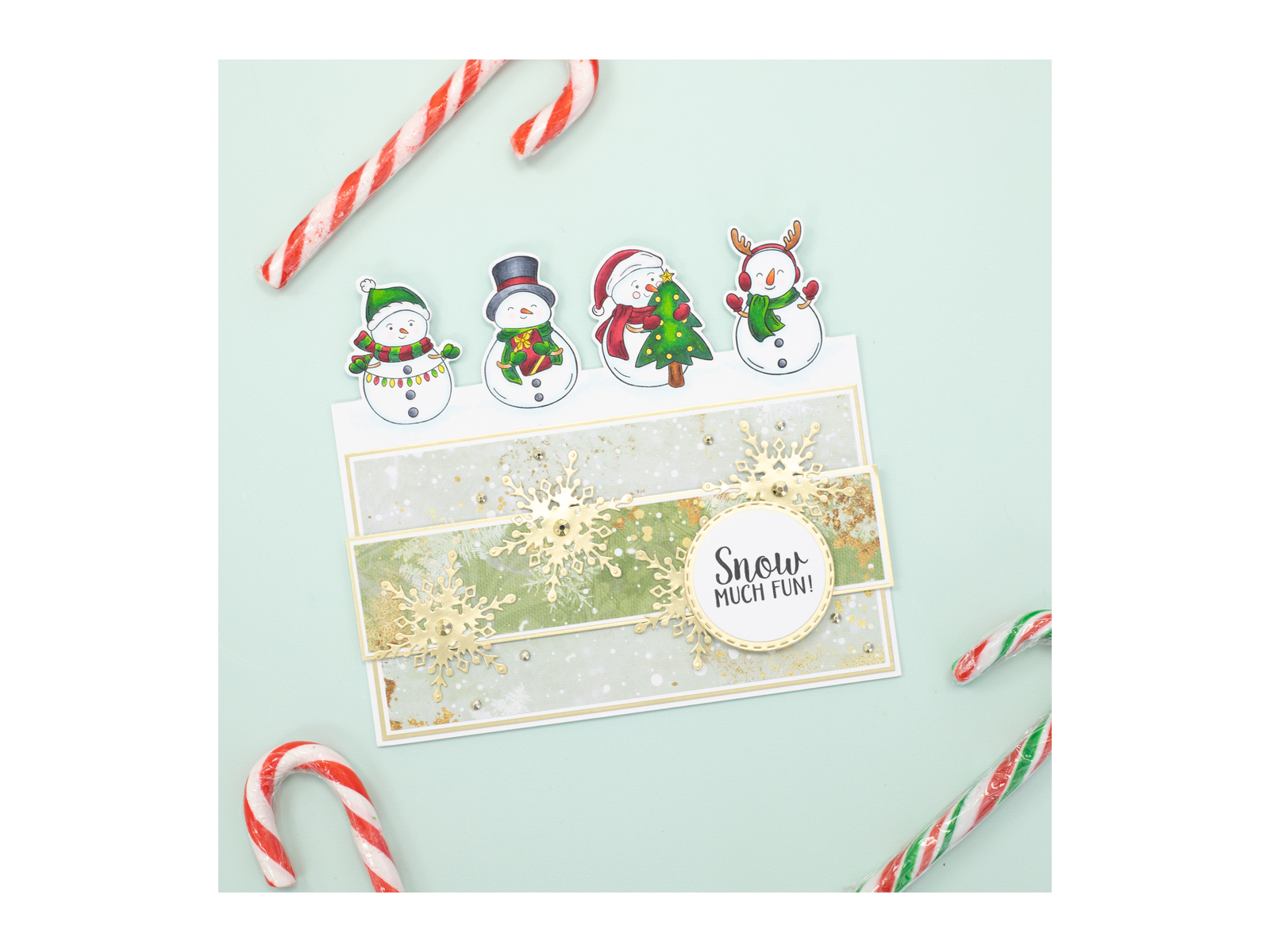 Jolly Snowman Stamp and Die Set