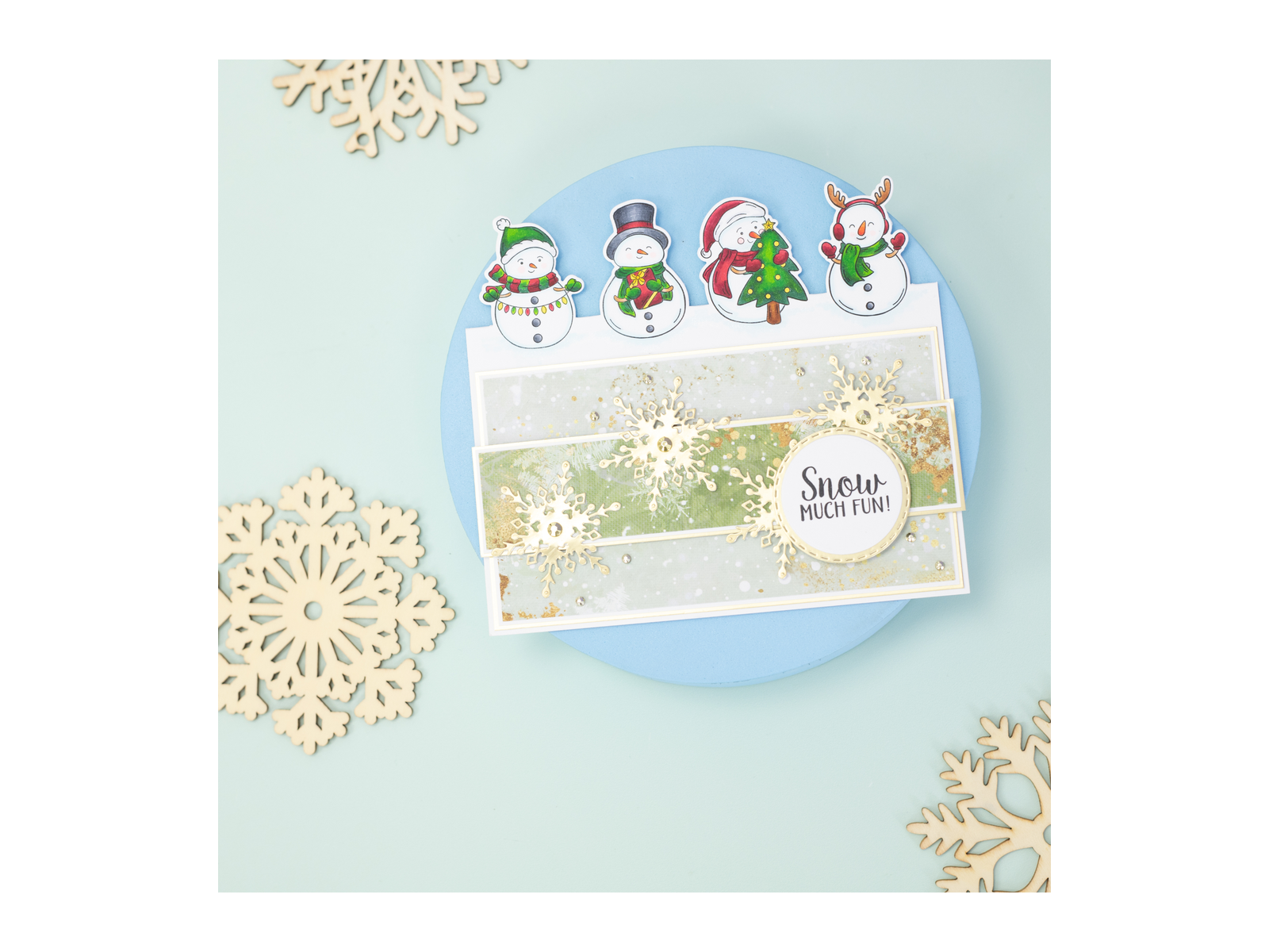 Jolly Snowman Stamp and Die Set