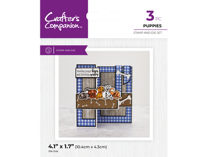 Crafter's Companion - Stamp and Die - Puppies