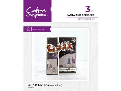 Crafter's Companion - Stamp and Die - Santa and Reindeer