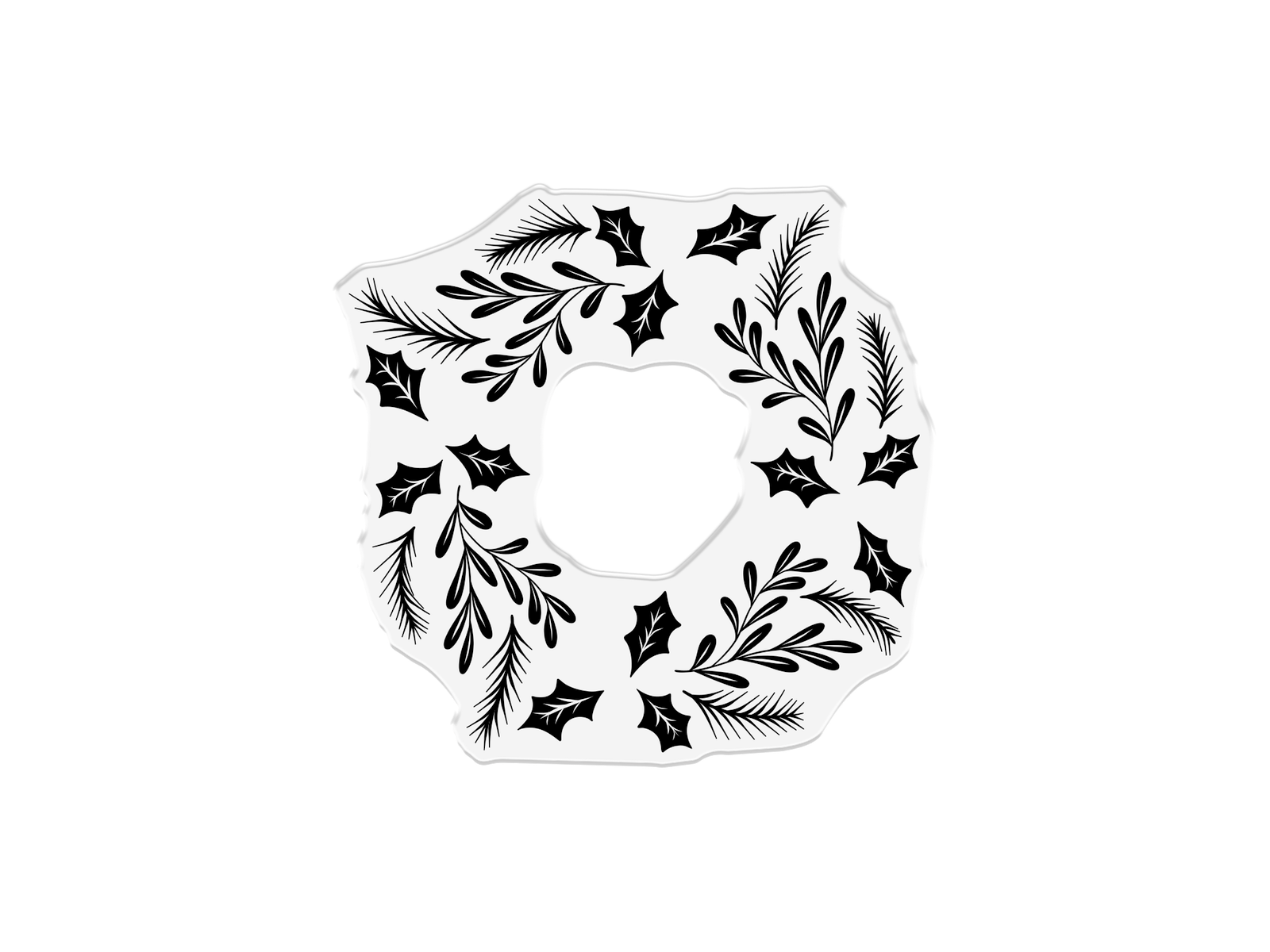 Crafter's Companion Stamp, Die and Stencil Set - Wreath