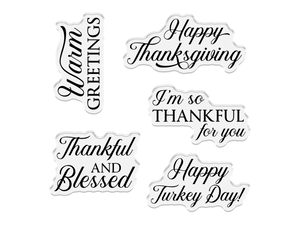 Crafter's Companion Stamp & Die - Thanksgiving Turkey