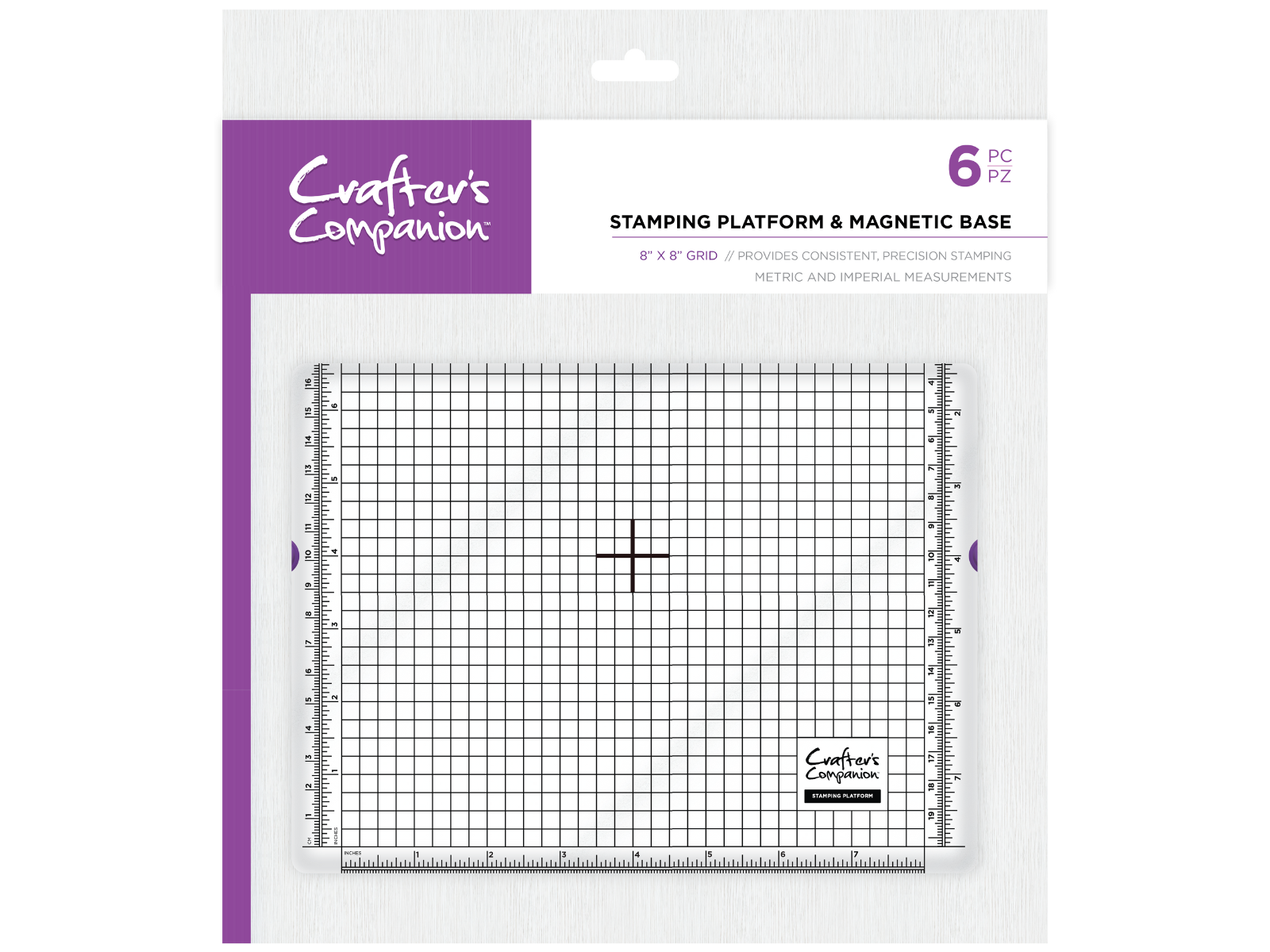 Crafter's Companion 8x8 Stamping Platform and Magnetic Base