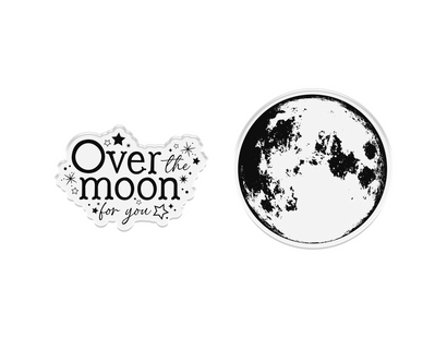 Cosmic Collection Stamp and Die - Over The Moon