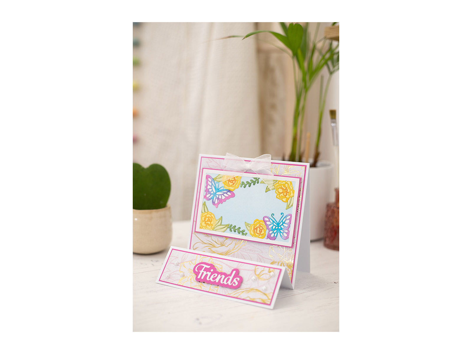 Gemini Create-a-card Paper Piecing Die – Butterflies and Blooms