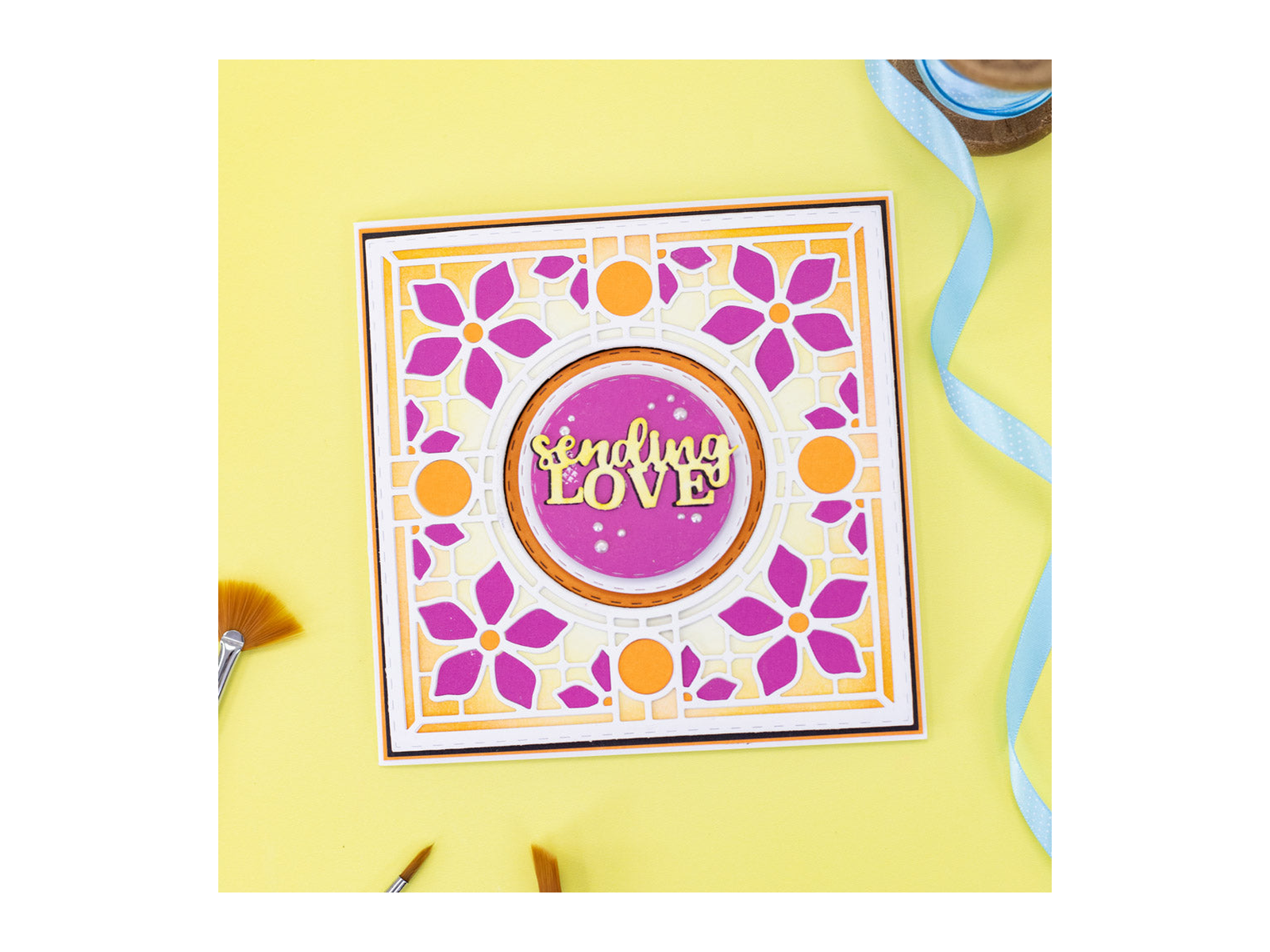 Gemini Simple Create a card Die - Floral Fancy