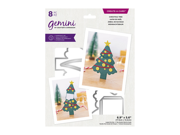 Gemini - Create-a-Card - Message Reveal Dies - Christmas Tree