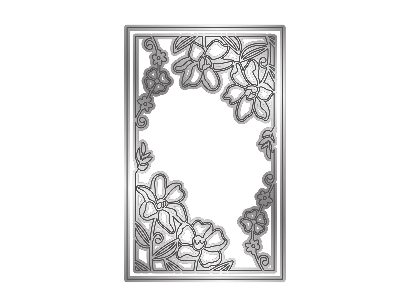 Gemini Create-a-card Paper Piecing Die – Trailing Florals