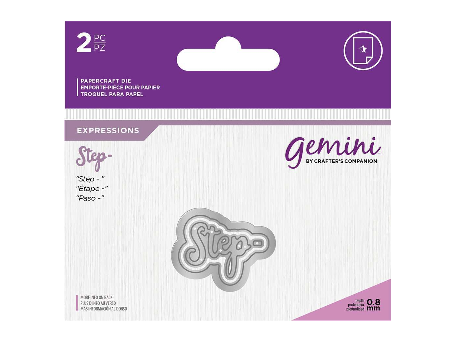 Gemini Expressions Metal Die - Step