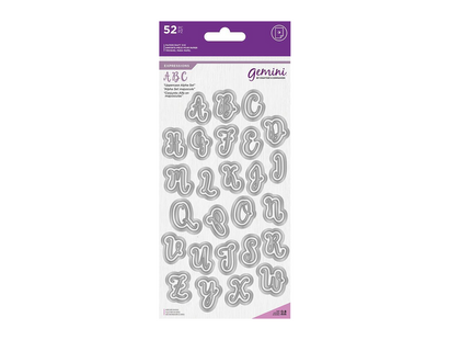 Gemini Expressions Metal Die - Uppercase Alphabet Set