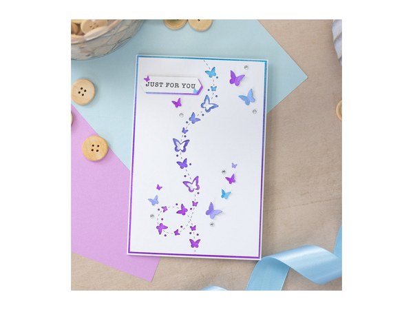 Gemini Confetti Border Elements Die - Dancing Butterflies