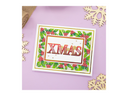 Gemini Festive Frames & Sentiments Die- Happy Xmas