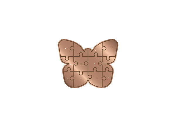 Gemini Multimedia Die - Butterfly Jigsaw