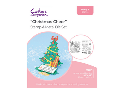 Gemini Shaped Card Base Stamp & Die - Christmas Cheer