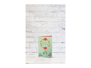 Gemini Christmas Layering Stamp & Die - Festive Wreath