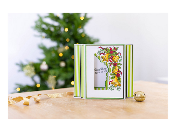 Gemini Christmas Floral Frames Duo