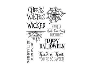 Gemini Shaped Card Base Stamp & Die - Wicked Witch