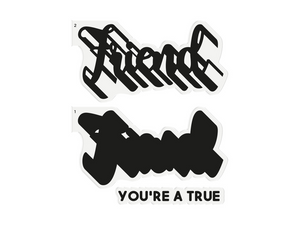 Gemini - Stamp & Die - You're a true Friend