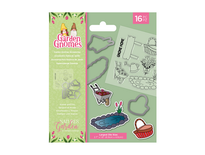 Nature's Garden Garden Gnomes Stamp and Die - Garden Gnomes Accessories