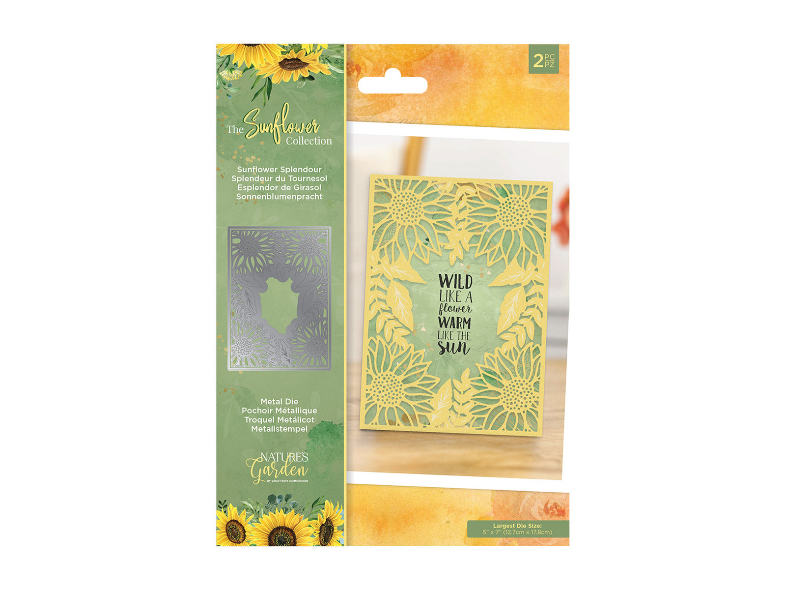 Nature's Garden Sunflower Collection Die - Sunflower Splendour