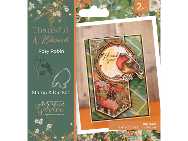 Nature's Garden - Thankful & Blessed Die Collection