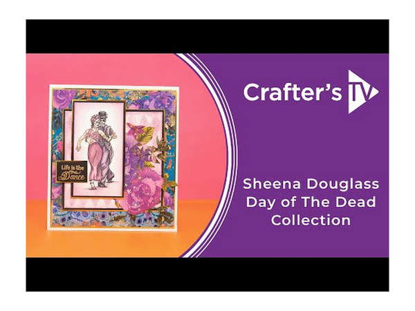 Sheena Douglass Day of the Dead Stamp & Die - Always & Forever