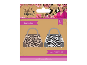 Sara Signature Wild at Heart Die and Stencil - Fashionista