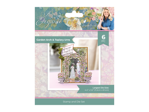 Sara Signature - Age of Elegance - Stamp & Die - Garden Arch & Topiary Urn