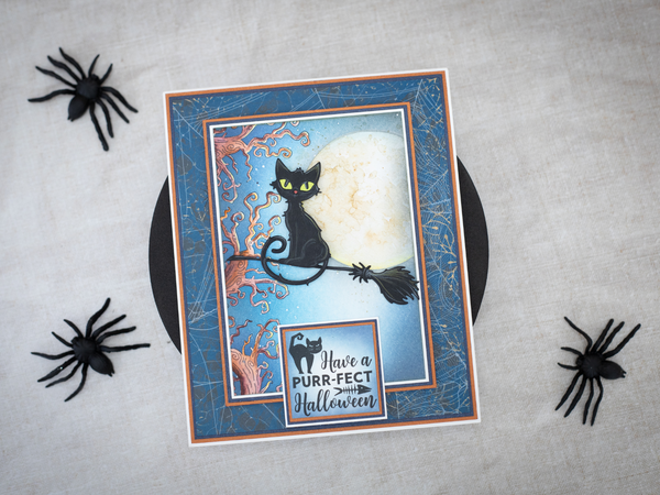 Vintage Halloween Metal Die - Cat