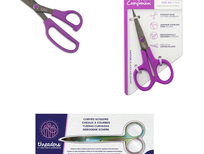 Crafter's Companion Soft Craft Scissors Collection