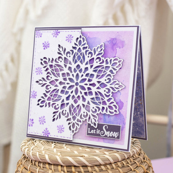 Gemini Half Create a Card Die -  Snowflake