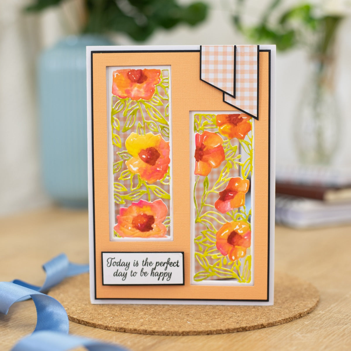 Gemini Floral Panel Create-a-Card Die - Helleborus