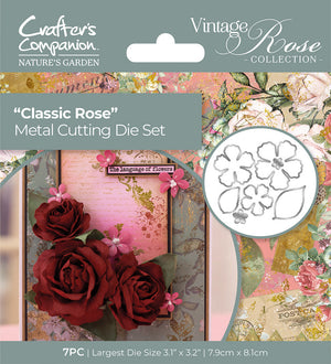 Nature's Garden Vintage Rose Die - Classic Rose