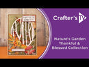 Nature's Garden - Thankful & Blessed Stamp and Die - Thankful