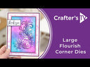 Crafter's Companion Metal Die Elements - Elegant Flourish