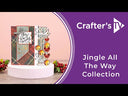 Jingle All The Way Luxury Linen Card Pack - A4