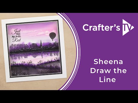 Sheena Douglass Draw the Line Photopolymer Stamp  - One with Nature