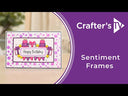 Crafter's Companion Everyday Sentiment Frame Stamp & Dies Collection