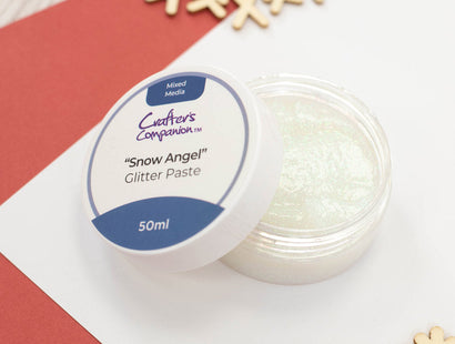 Crafter’s Companion Mixed Media Glitter Paste - Snow Angel