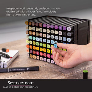 Spectrum Noir Universal BLACK Pen Tray 6 Pack