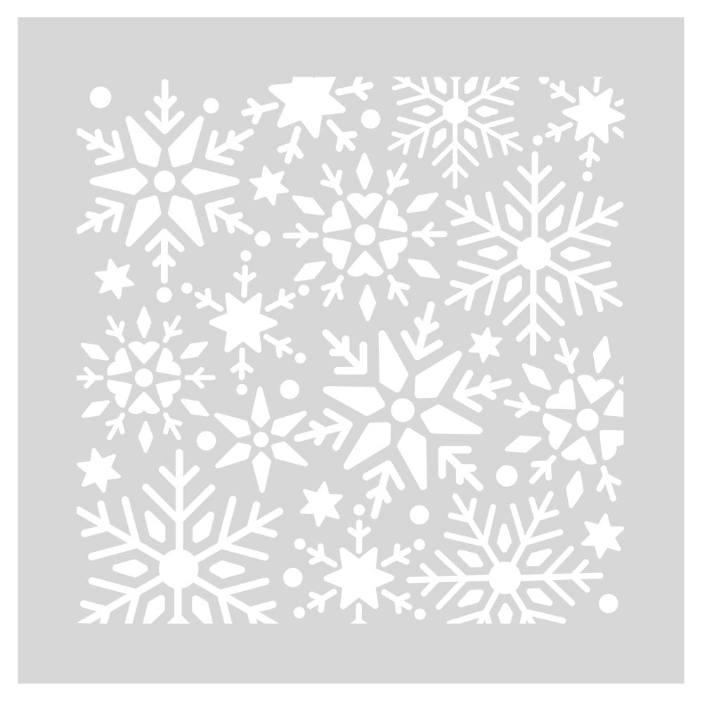 Crafters Companion Stencil Set - Graceful Snowflakes