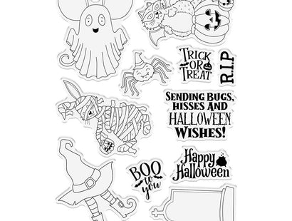 All Hallows Eve Clear Acrylic Stamps - Boo to you