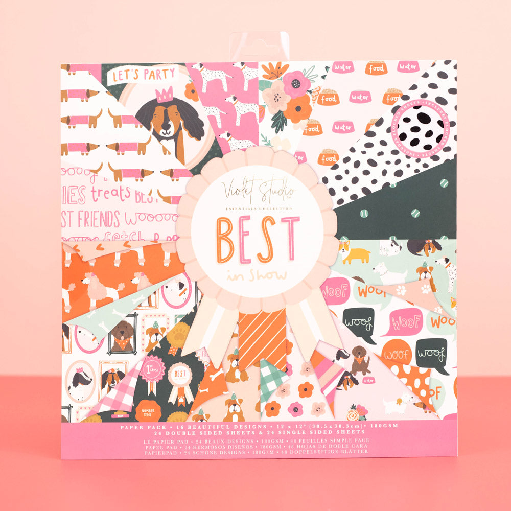 Best In Show 12x12" Premium Paper Pack - Violet Studios