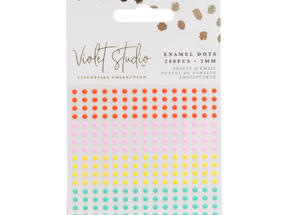 Enamel Dots Brights - 240 Piece - Violet Studios