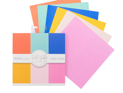 6" x 6" Double Sided Paper Pad Brights - Violet Studios