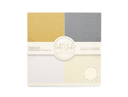 Violet Studio 6" x 6" Double Sided Paper Pad - Pearlescent